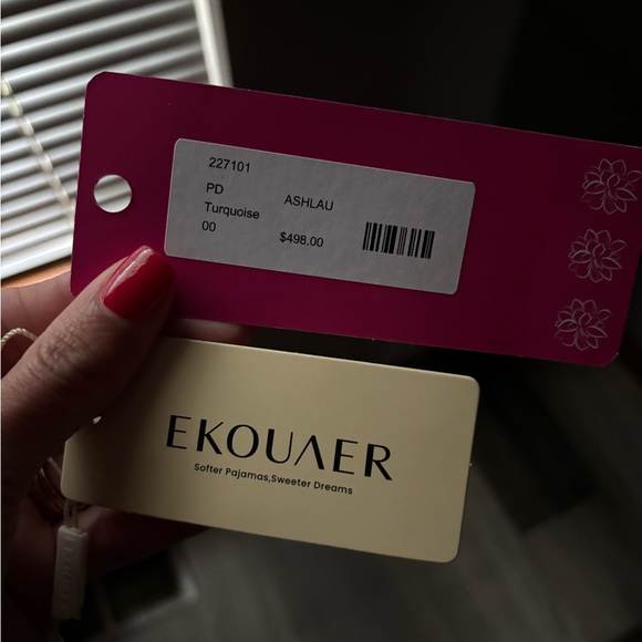 Elegant Blue Strapless Dress - Picture 4 of 7